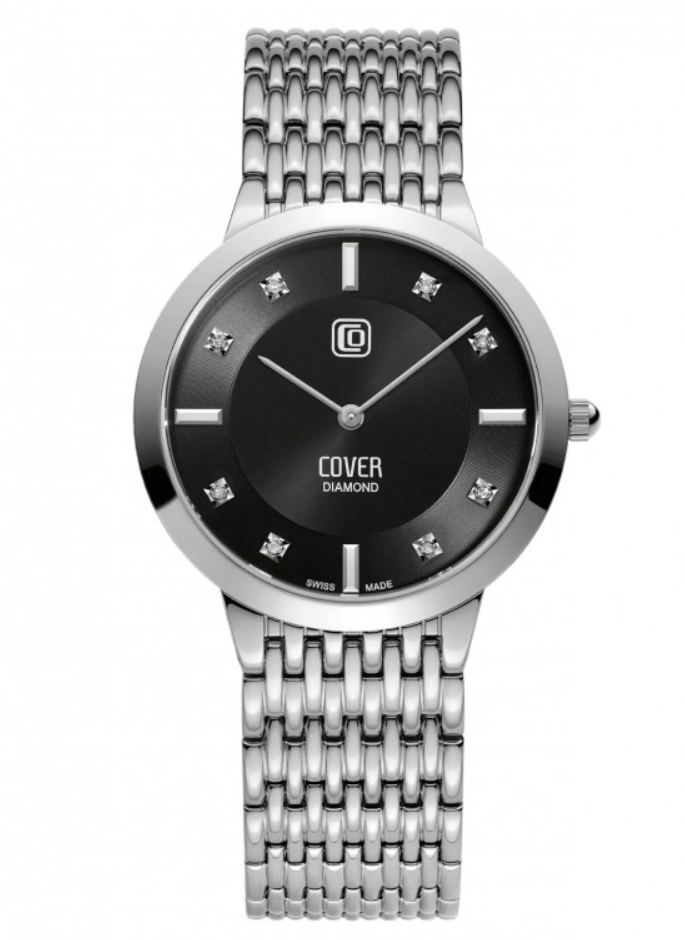 COVER Langham Diamond Mini Steel Watch Full Silver